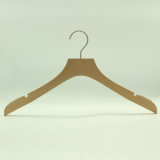 Yeelin Lotus Wood Top Hanger with Anti-Slip Teeth