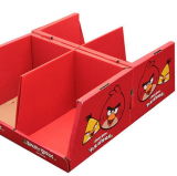 High Quality and Glossy Finish Cardboard Display Rack a Lightweight Feel That Makes It Easy to Use and Assemble