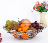 Chrome Wire Steel Kitchen Bathroom Fruit Basket Dish Rack
