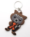 3D Cartoon Customm PVC Rubber Key Chain for Gifts