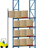3 to 4 Deep Push Back Pallet Rack for Food Storage