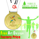 Made in China Medal Cup Award Customised Token Gold Plating Popular in USA