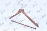 Bamboo Clothes Hanger with Antislip Pants Bar