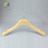Natural Wood Clothing Hanger with Anti-Slip Groove