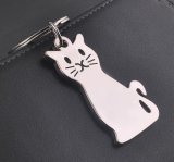 China Factory Advertising Gift Customized Promotional Metal Cat Keychain