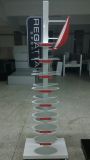 Sports Shoes Display Stand (Sailboat Shape Metal) for Interiors or Supermarkets