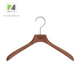 Imitation Wood Grain Solid Plastic Clothing / Jacket Hanger