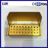 High Quality 30-Hold Autoclavable Bur Holder Box for Opening