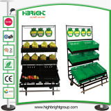 Supermarket Banana Display Vegetable Rack with Banana Tray