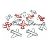 Airplane Shape Metal Paper Clips