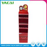 Paper Security Floor Cosmetic Products Display Rack for Exhibition Show