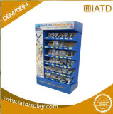 Pop up Cardboard Retail Wall Display Stand Tile Storage Shelf for Battery