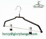 PVC Metal Clothing Hanger with Metal Clips