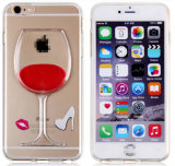 3D Cool Clear Dynamic Liquid Red Wine Cup Case for iPhone6/6plus