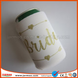 Gold Color Printing Advertising Folding Neoprene Can Cooler