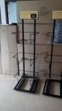 3 Tiers Floor Standing Cloth Bag Metal Wire Display Rack/Stand