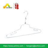 Notched Chrome Wire Hanger with Cascading Loop