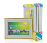High Grade Golden and Silver Color A4 Plastic Picture Frame E1006