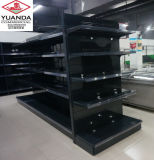Newest Cheap Black Flat Back Gondola Supermarket Shelf/ Display Rack