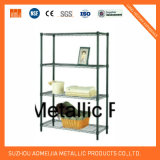 Four Layers Commercial Steel Chrome Wire Shelf
