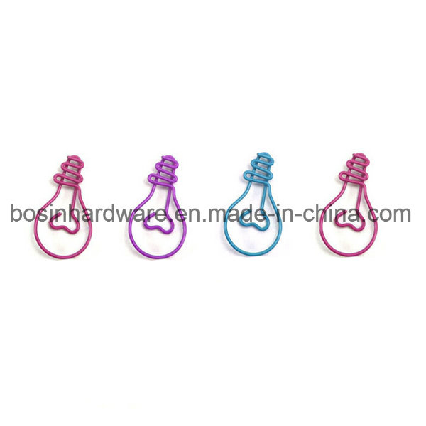 Lamp Bulb Metal Paper Clips