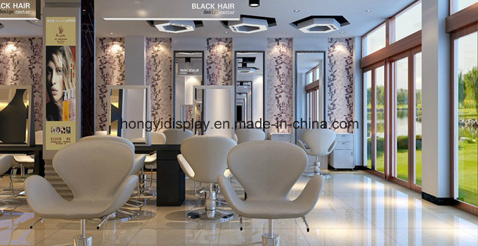 Salon Shop Display Shelf with Cabinet
