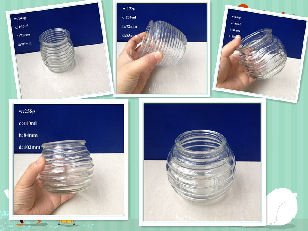 Five Sizes Glass Candle Holders