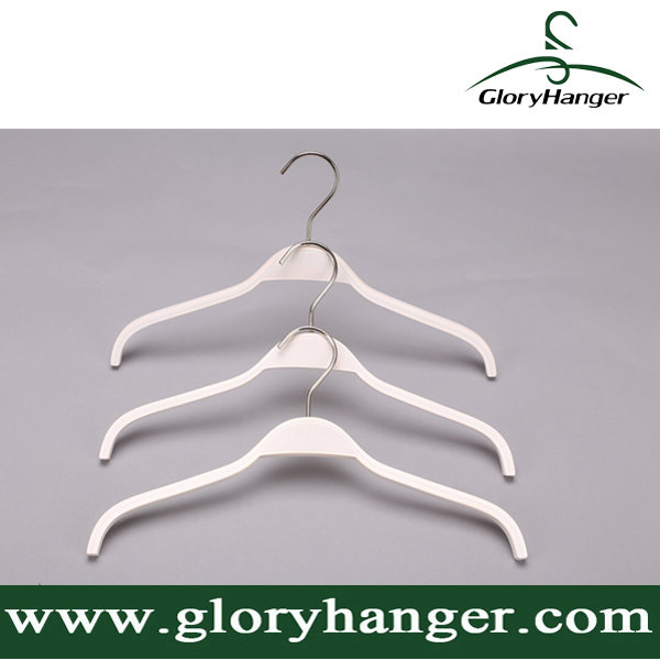 Home Use White Plywood Hanger with Matel Hook