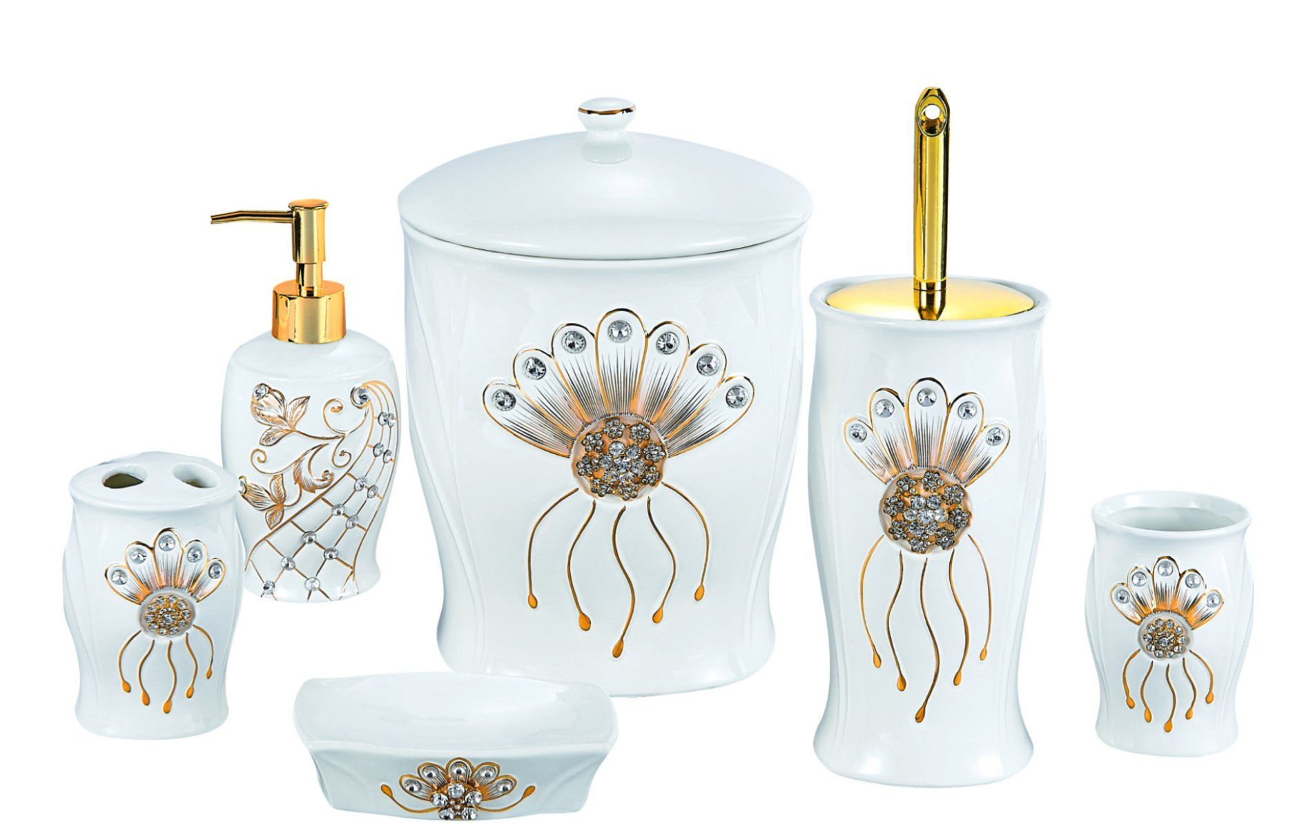 Ceramic Bath Set 6PCS