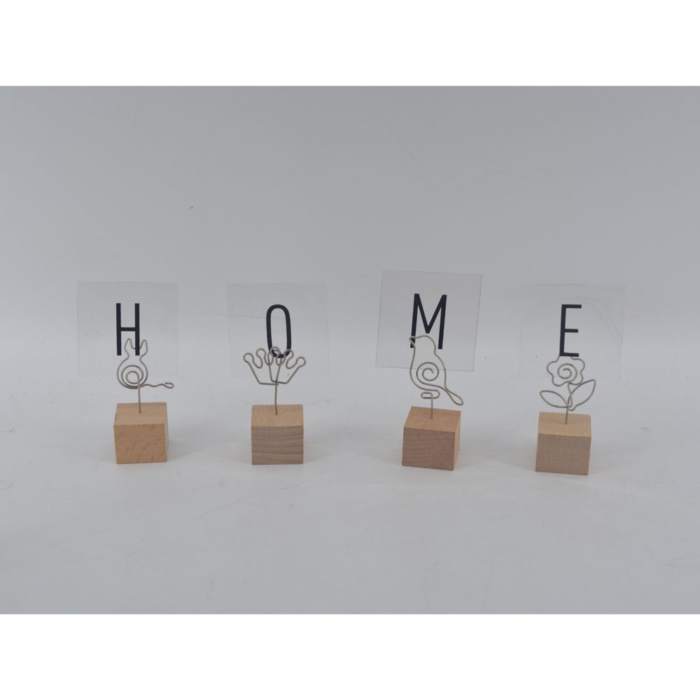 New Wooden Memo Holder Memo Clip