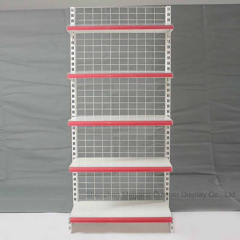 Supermarket Store Easy Assemble Single - Sided Grid Commodity Shelf Goods Display Rack