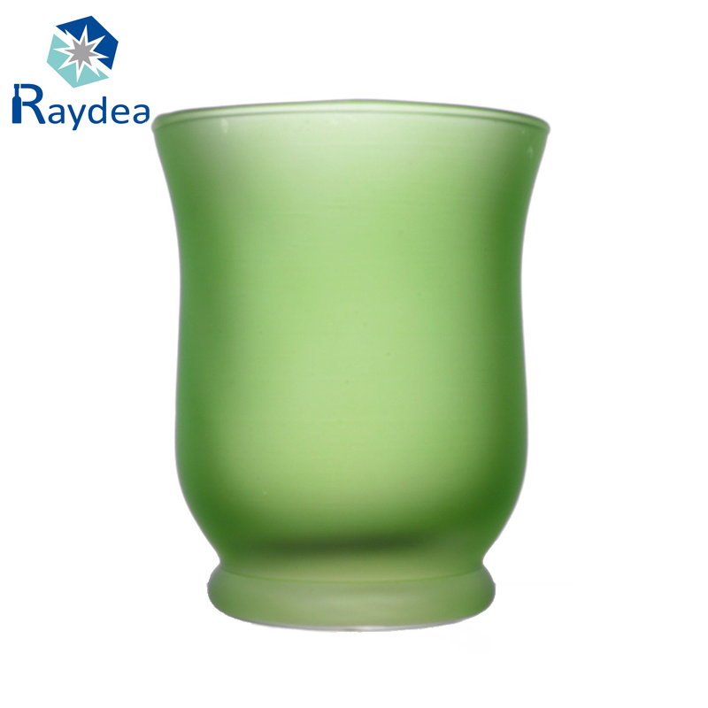 Frosted Glass Vase with Various Colors