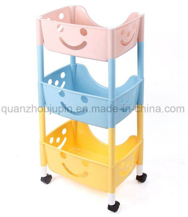 OEM Plastic Detachable Kitchen Bathroom Storage Shelves Rack