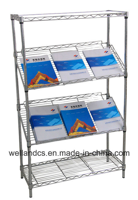 DIY Adjustable Office Metal Slanted Display Rack 900 X 450 X 1800 mm
