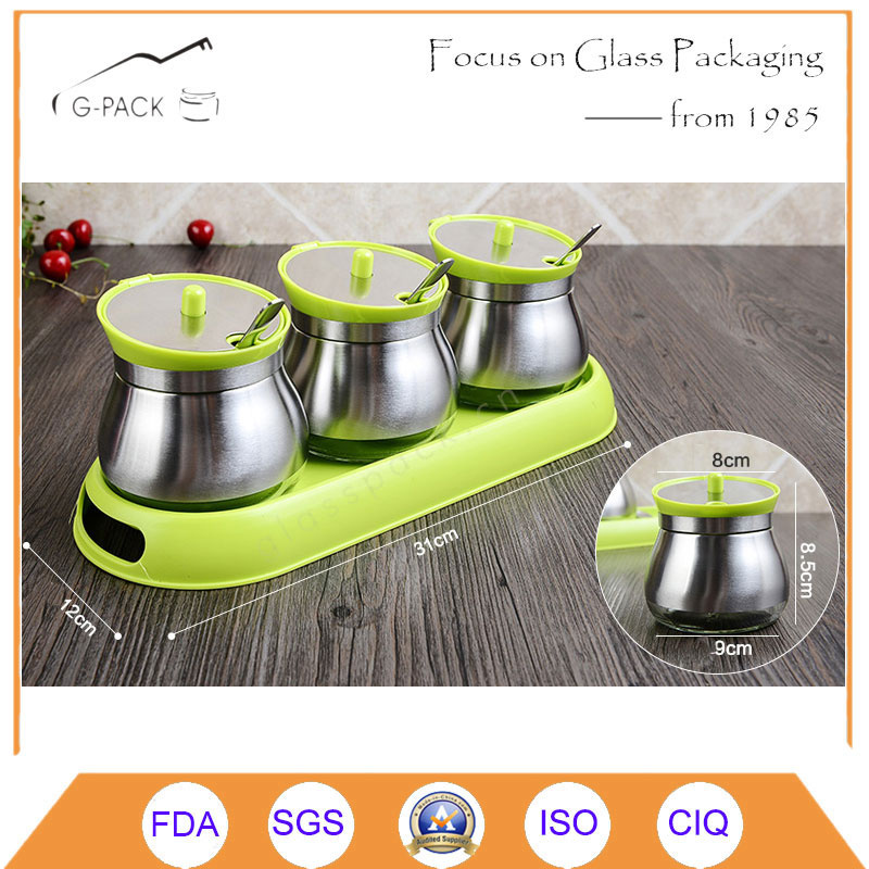 Kitchen Food Storage Jar, Cruet, Spice Jar Rack