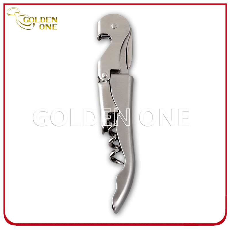 High Quality Brushed Stainless Steel Wine Corkscrew