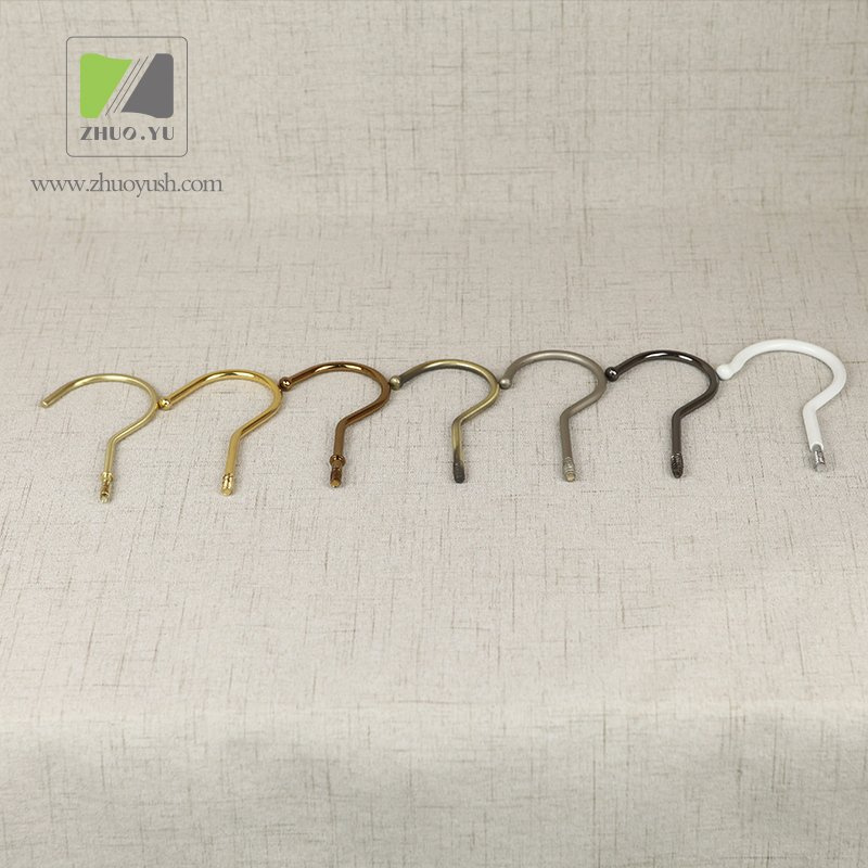off-White PVC Coated Metal Bag Hook / Clips / Clothes Hanger