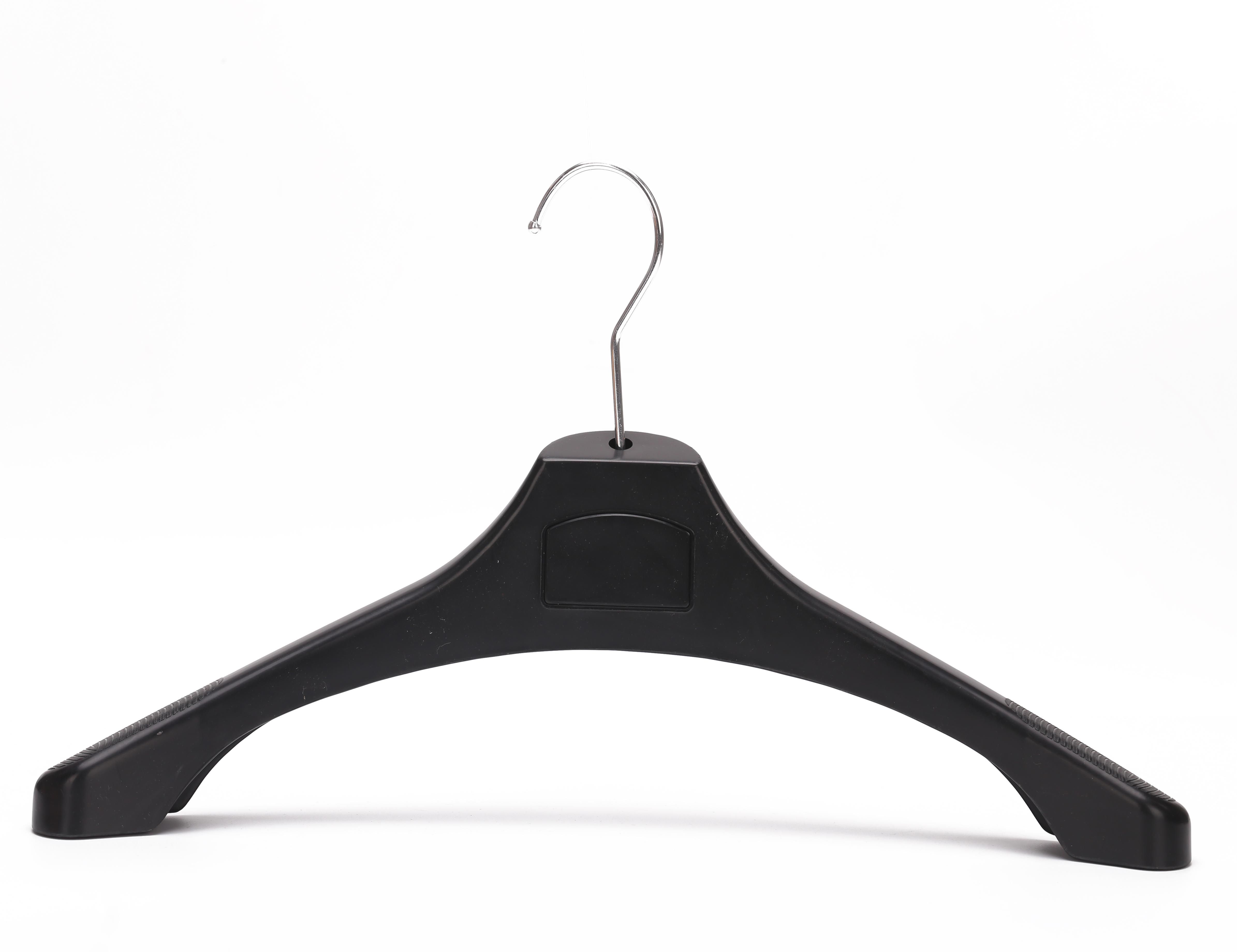 Useful Gold Luxury Plastic Clothing Hanger Black for Coat