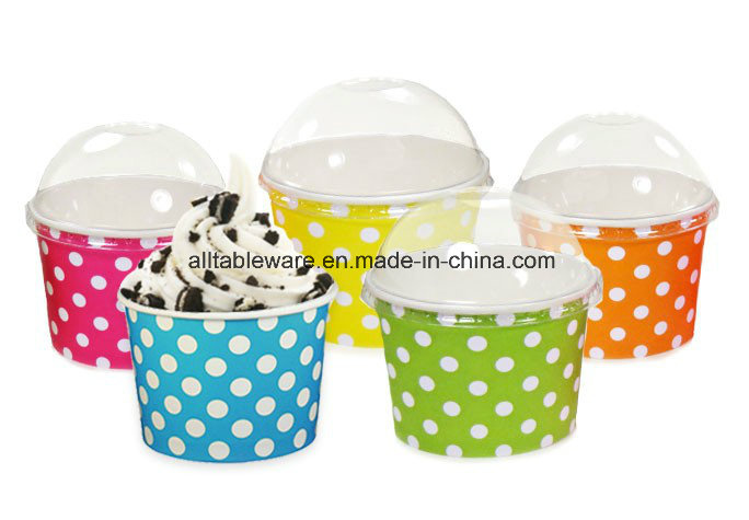 Custom Printed Disposable Paper Ice Cream Cup