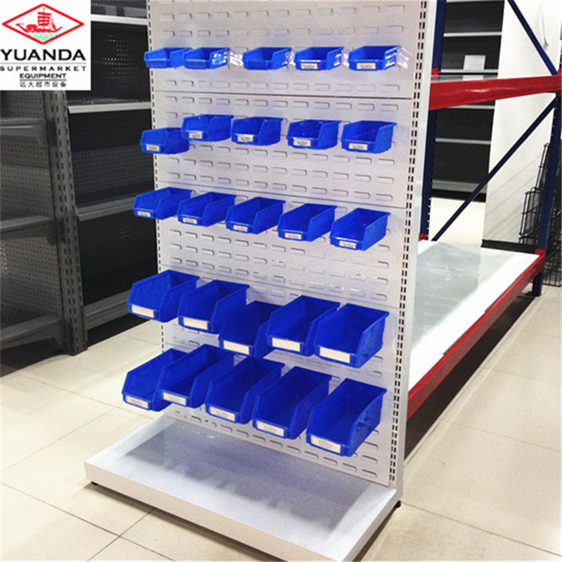 Hanging Plastic Bins Tool Back Panel Accessories Display Shelf