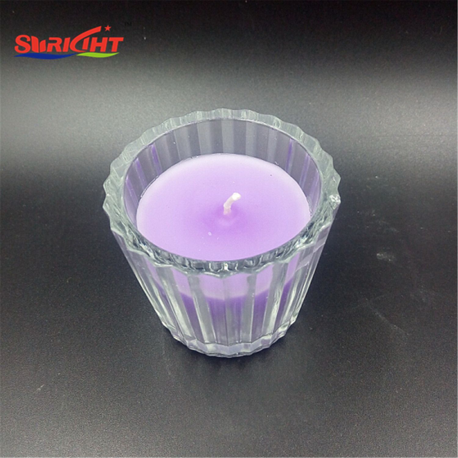 Christmas Glass Jar Candle for Home Decoration