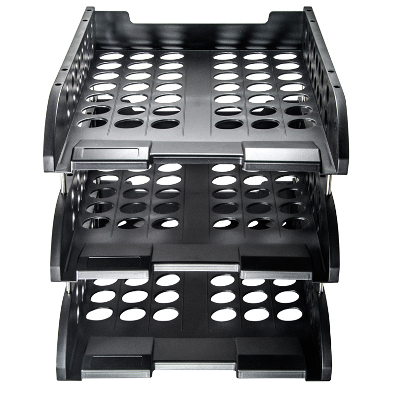 Desktop Plastic 3-Layers Plastic File Holder