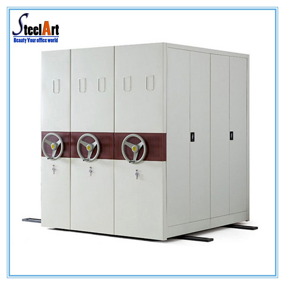 Filing Storage Space Saving Metal Library Shelving