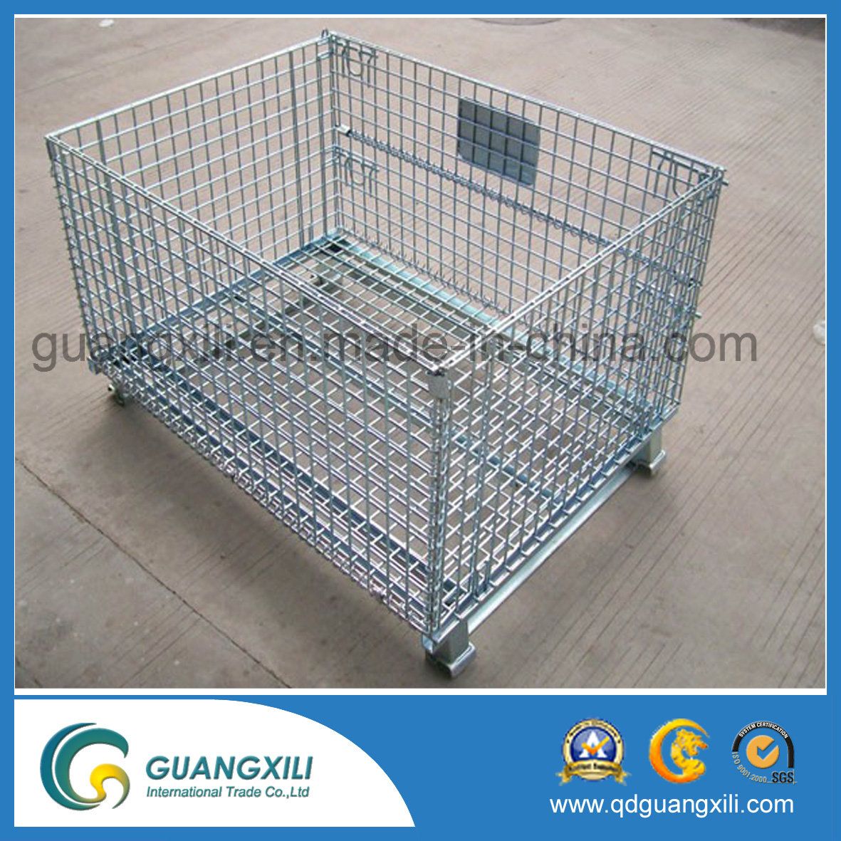 Mesh Gauge 50*50mm Electric Galvanized Wire Mesh Container