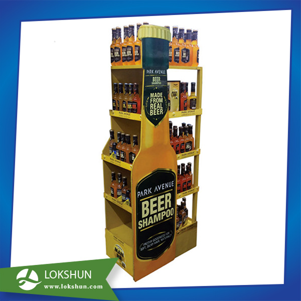 Custom Wooden Beer Wine Display Rack