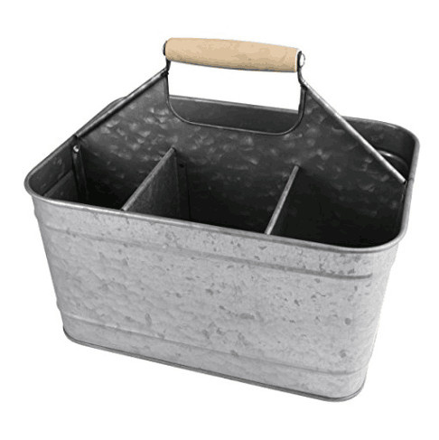 Hammered Tin Utensil Caddy and Kitchen Organizer