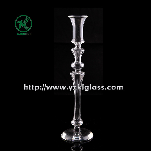 Single Glass Candle Holder for Home Decoration by BV