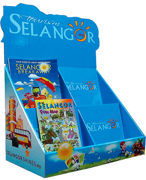 New Fashion Paper Counter Display Box with Custom Printing