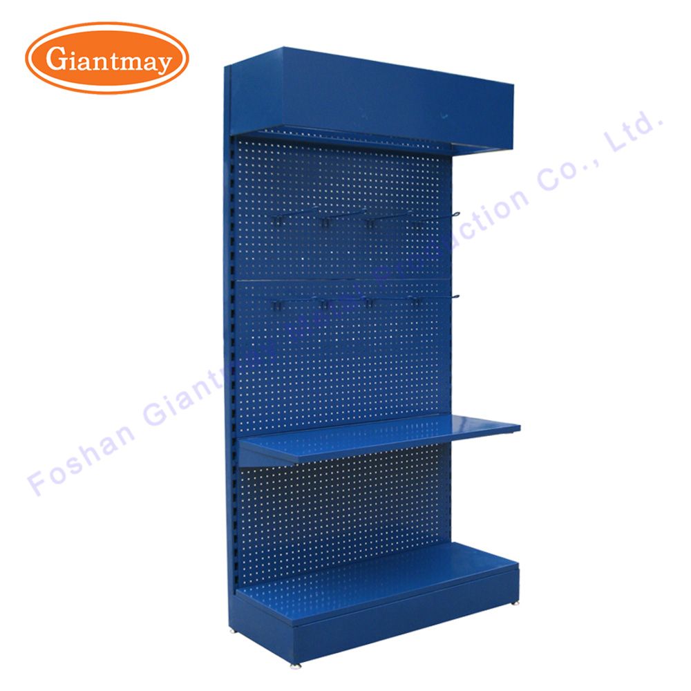 Retail Floor Standing Metal Prgboard Hang Garden Display Tool Equipment Rack