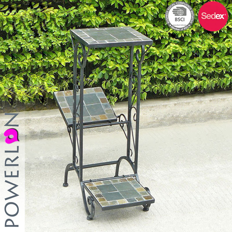 Hot Selling 3 Layer Mosaic Planter Stand